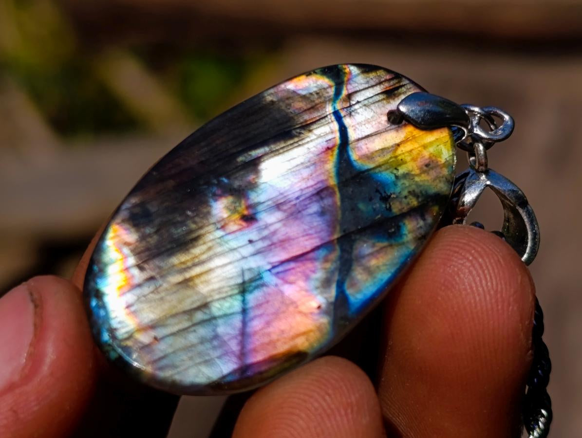 Hand Made Labradorite Necklaces - Sold Per Piece - From Madagascar
