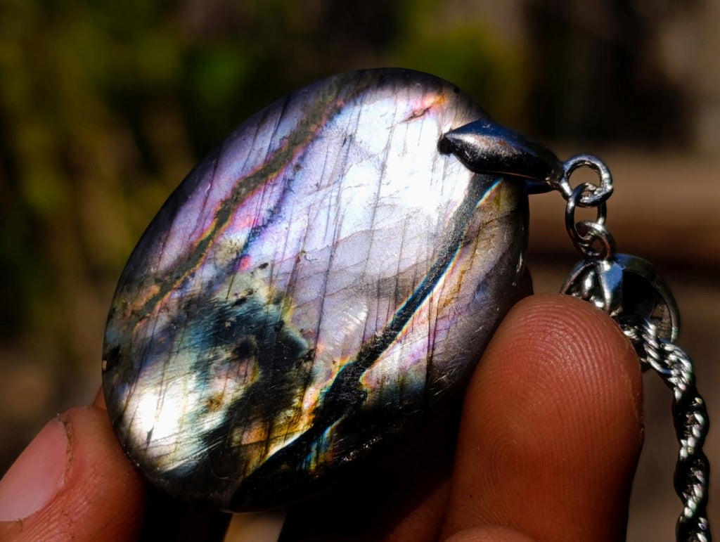 Hand Made Labradorite Necklaces - Sold Per Piece - From Madagascar