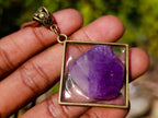 Hand Made Window Amethyst Crystal Necklaces - Sold Per Item - From Akansobe, Madagascar