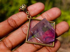 Hand Made Window Amethyst Crystal Necklaces - Sold Per Item - From Akansobe, Madagascar