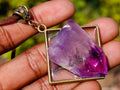Hand Made Window Amethyst Crystal Necklaces - Sold Per Item - From Akansobe, Madagascar