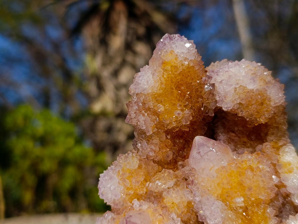 Natural Sparkling Spirit Ametrine Crystal Cluster x 1 From Boekenhouthoek, South Africa