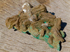 Natural Classic Criss Cross Barite and Malachite Specimen x 1 From Shinkolobwe Mine, Congo