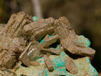 Natural Classic Criss Cross Barite and Malachite Specimen x 1 From Shinkolobwe Mine, Congo