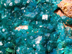 Natural Gorgeous Large Dioptase Specimen on a Dolomite Matrix x 1 From Mashamba East, Congo