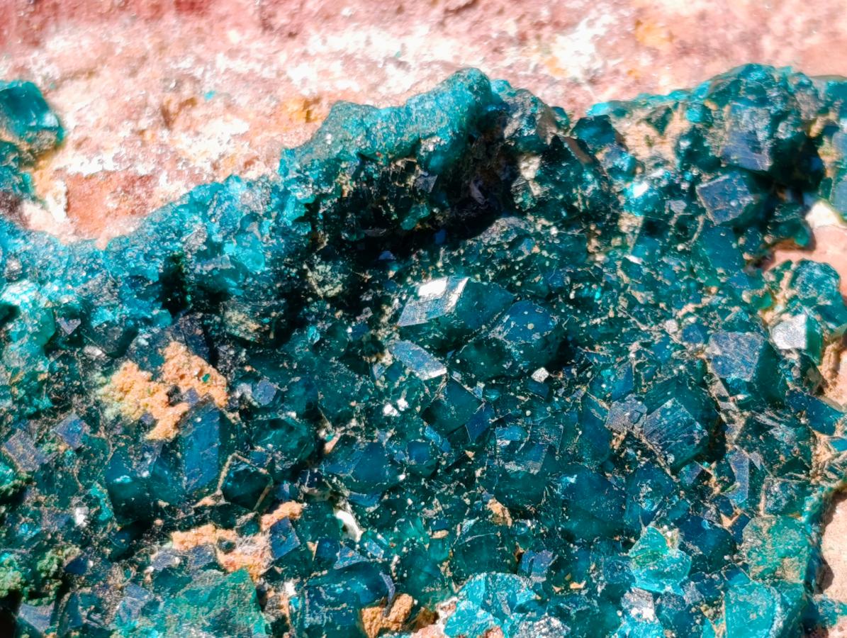Natural Gorgeous Large Dioptase Specimen on a Dolomite Matrix x 1 From Mashamba East, Congo