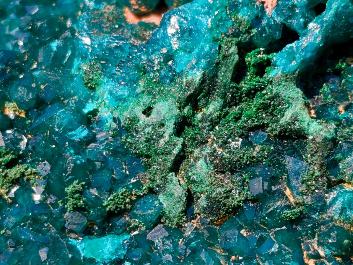 Natural Gorgeous Large Dioptase Specimen on a Dolomite Matrix x 1 From Mashamba East, Congo