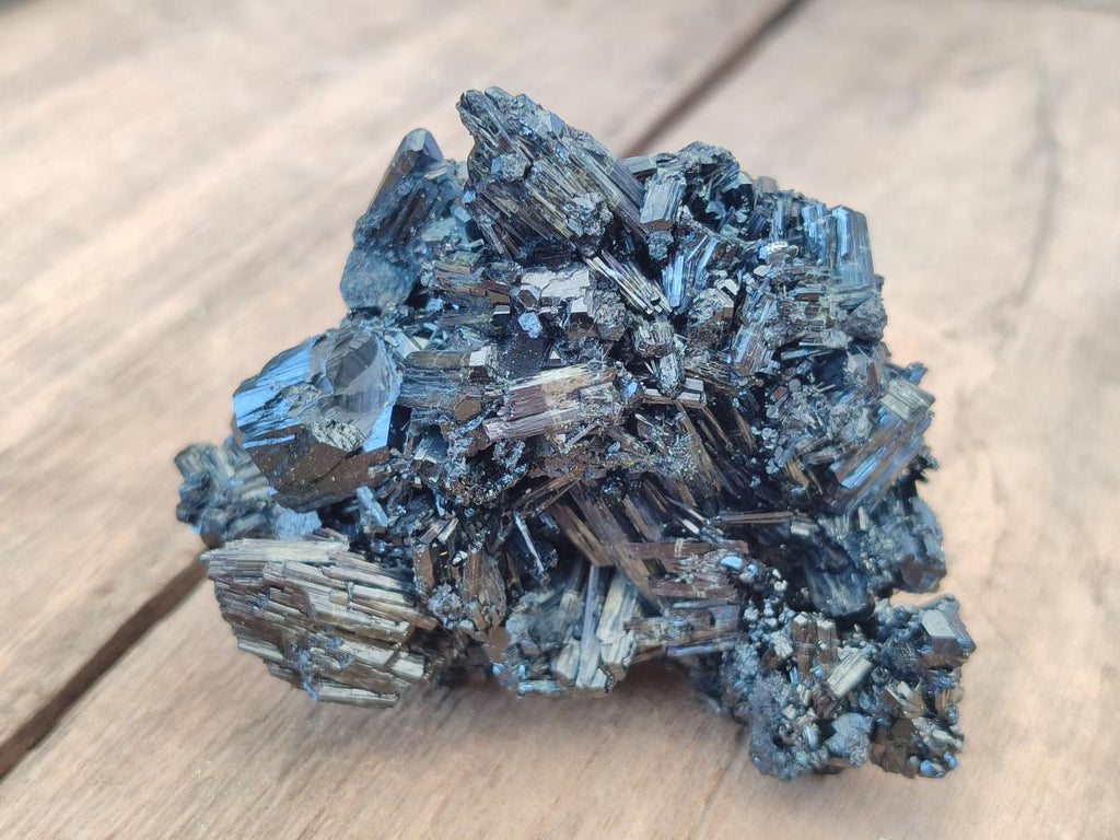 Natural Multi Terminated Schorl Black Tourmaline Striated Floater Formation x 1 From Erongo, Namibia