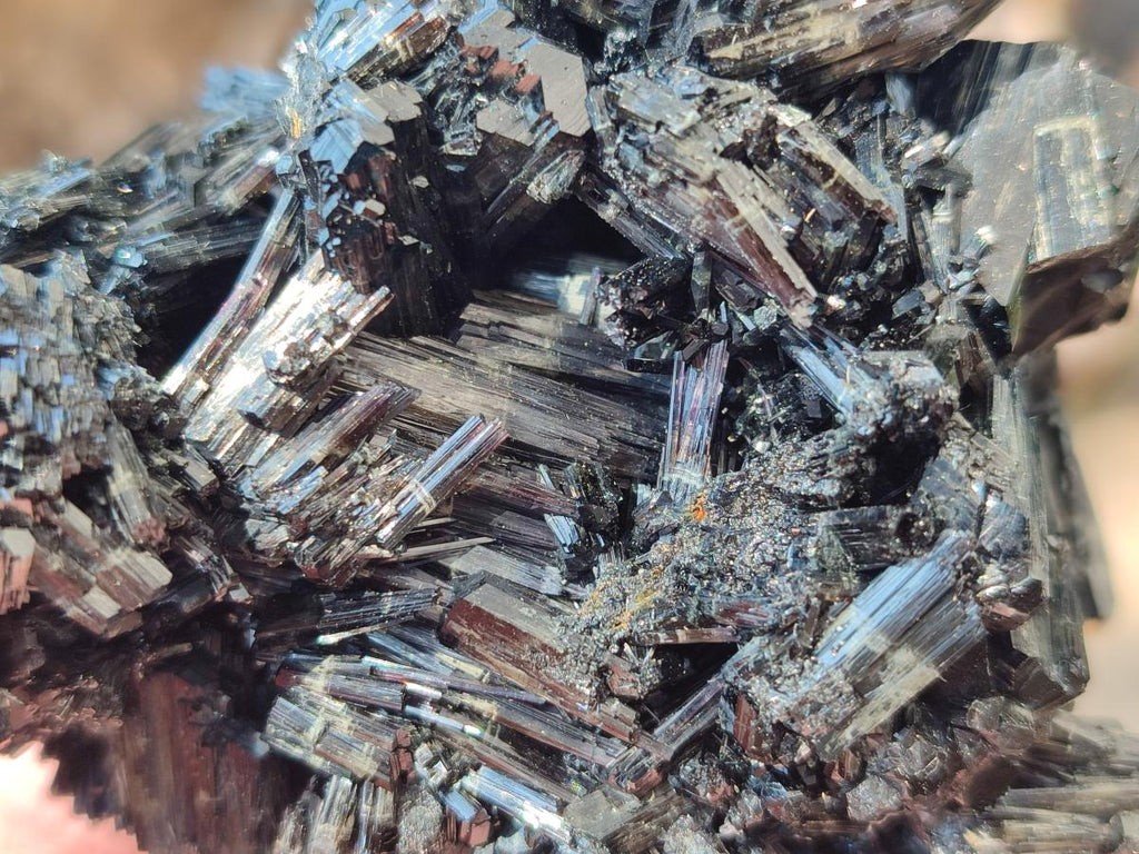 Natural Multi Terminated Schorl Black Tourmaline Striated Floater Formation x 1 From Erongo, Namibia