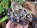Natural Fluorescent Erongo Smokey Quartz Cluster with Fluorite, Hyalite and Muscovite Mica x 1 From Erongo, Namibia