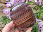 Polished Unique Striped Ironstone Jasper Display Piece x 1 From Prieska, South Africa