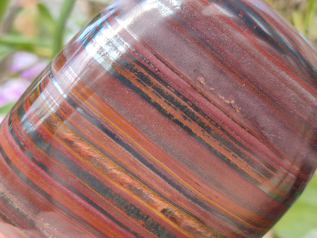 Polished Unique Striped Ironstone Jasper Display Piece x 1 From Prieska, South Africa