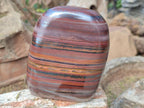 Polished Unique Striped Ironstone Jasper Display Piece x 1 From Prieska, South Africa