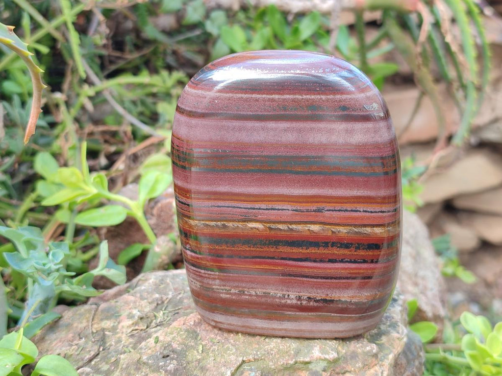 Polished Unique Striped Ironstone Jasper Display Piece x 1 From Prieska, South Africa
