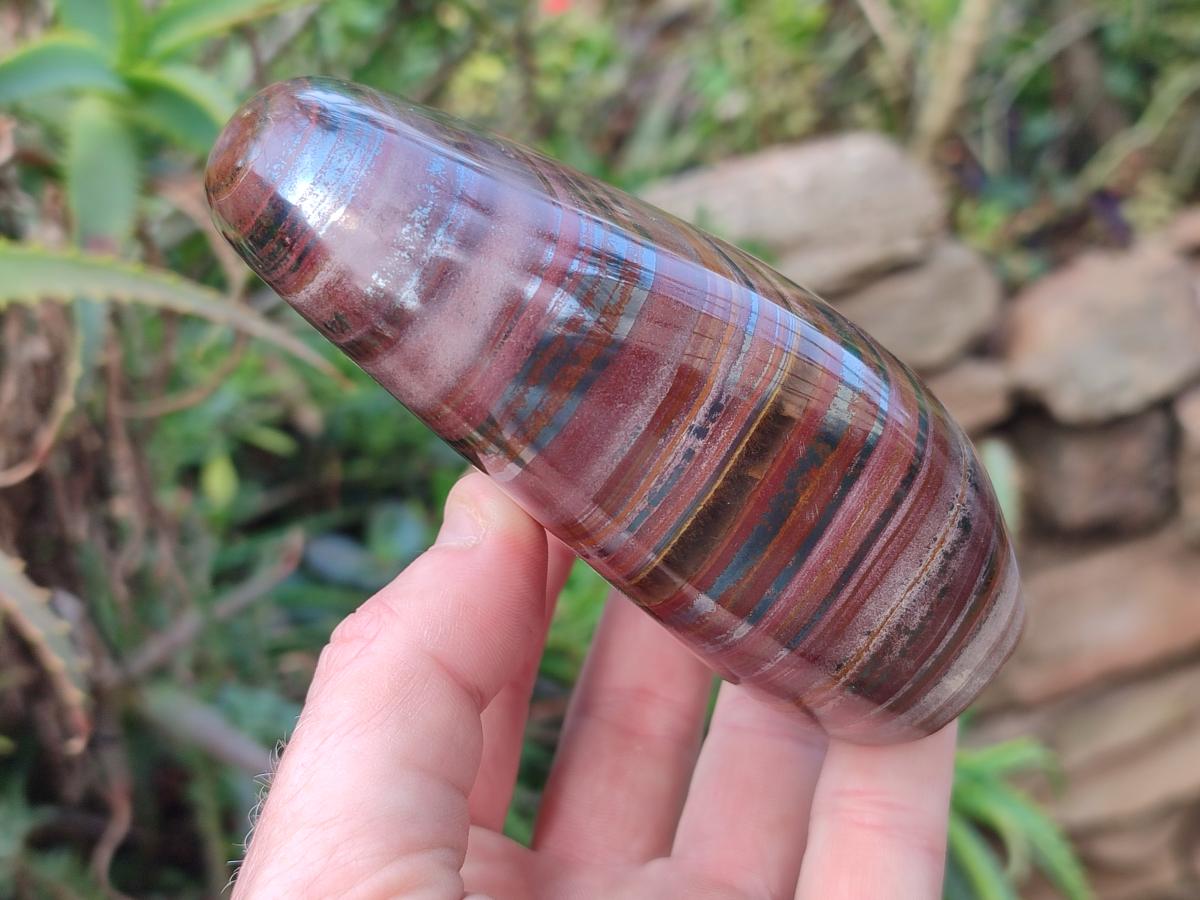 Polished Unique Striped Ironstone Jasper Display Piece x 1 From Prieska, South Africa