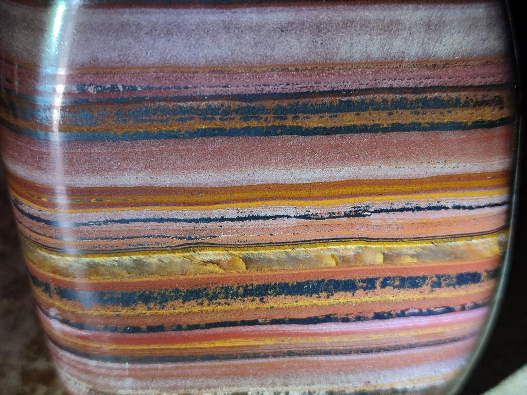Polished Unique Striped Ironstone Jasper Display Piece x 1 From Prieska, South Africa