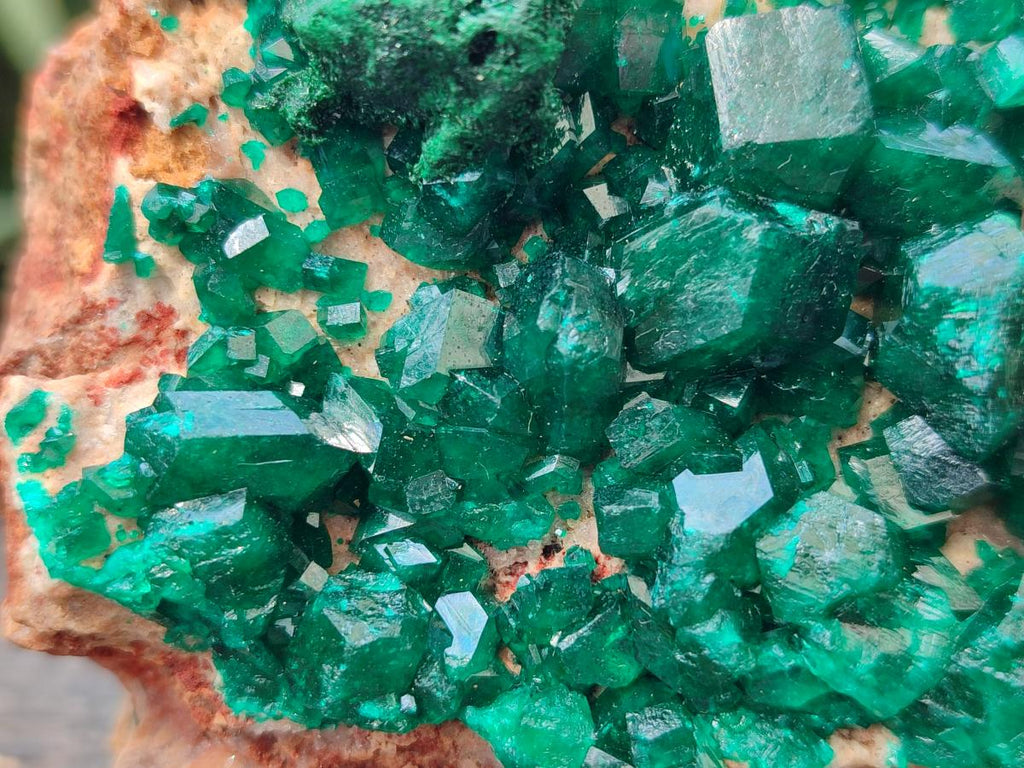 Natural Cabinet Dioptase Specimen with Extra Large Crystals x 1 From Mashamba East Mine, Congo