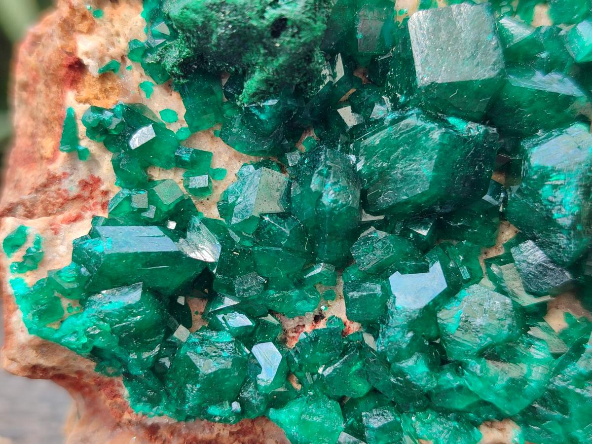 Natural Cabinet Dioptase Specimen with Extra Large Crystals x 1 From Mashamba East Mine, Congo