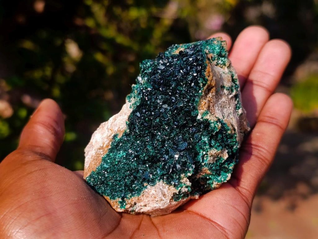 Natural Rare Crystalline Malachite Specimen x 1 From Kolwezi, Congo