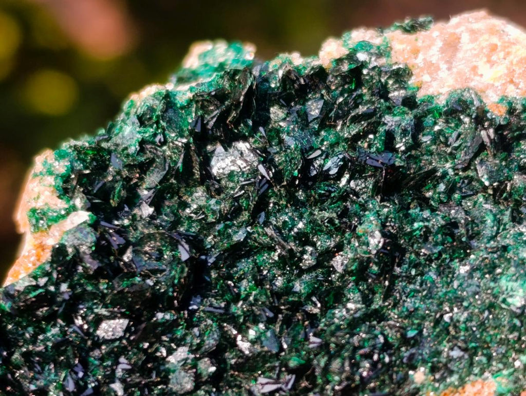 Natural Rare Crystalline Malachite Specimen x 1 From Kolwezi, Congo