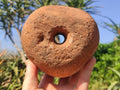 Hand Made Prehistoric African Bored Stone (!Kwe) Iron Age Artifact x 1 From Lydenburg, South Africa