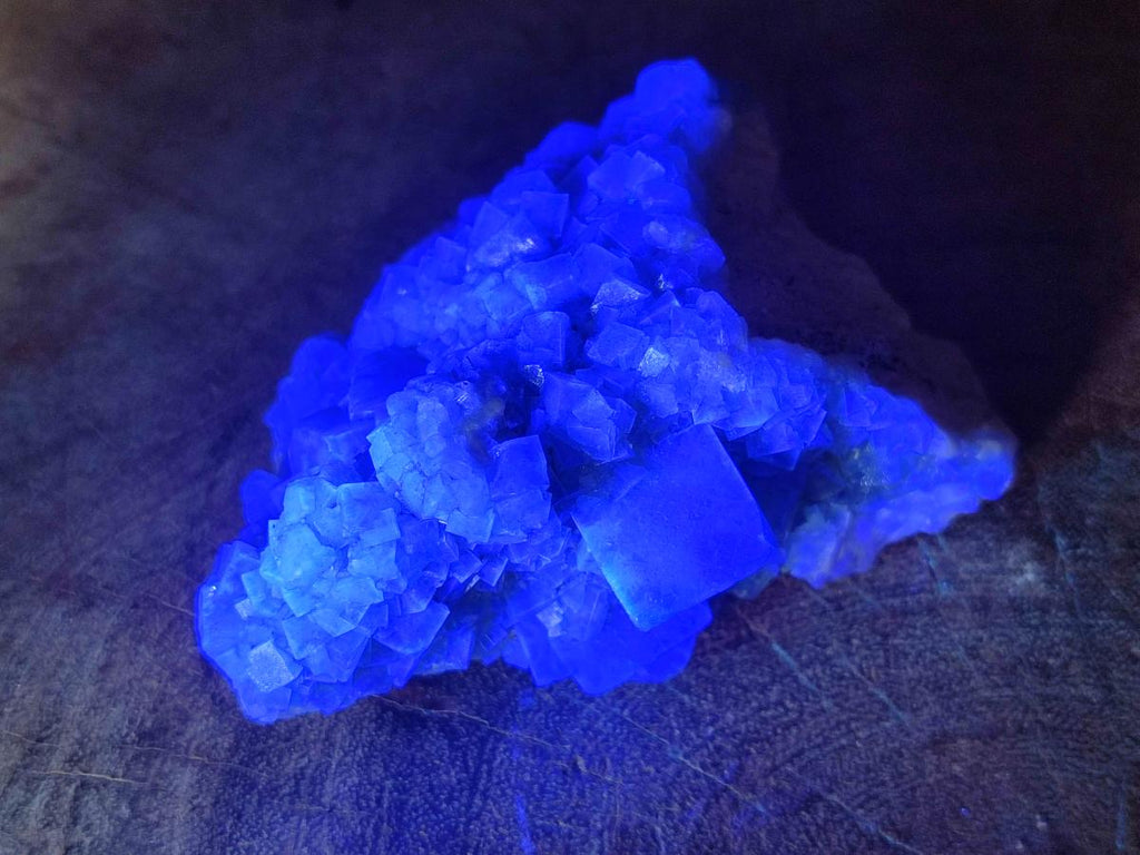 Natural Mixed Set of 6 African Mineral Specimens in a Wooden Display Box x 1 From Southern Africa