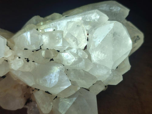 Natural Cascading Ambositra Clear Candle Quartz Crystal Cluster x 1 From Ambositra, Madagascar