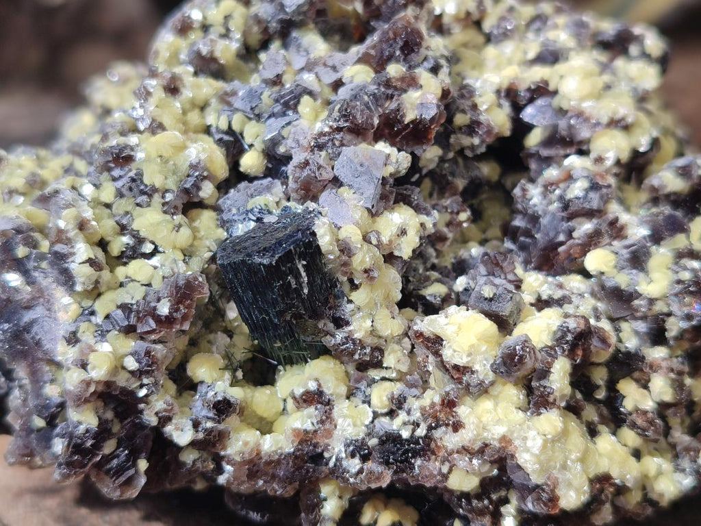Natural Large Erongo Fluorite and Muscovite Floater Specimen x 1 From Erongo Mountain, Namibia