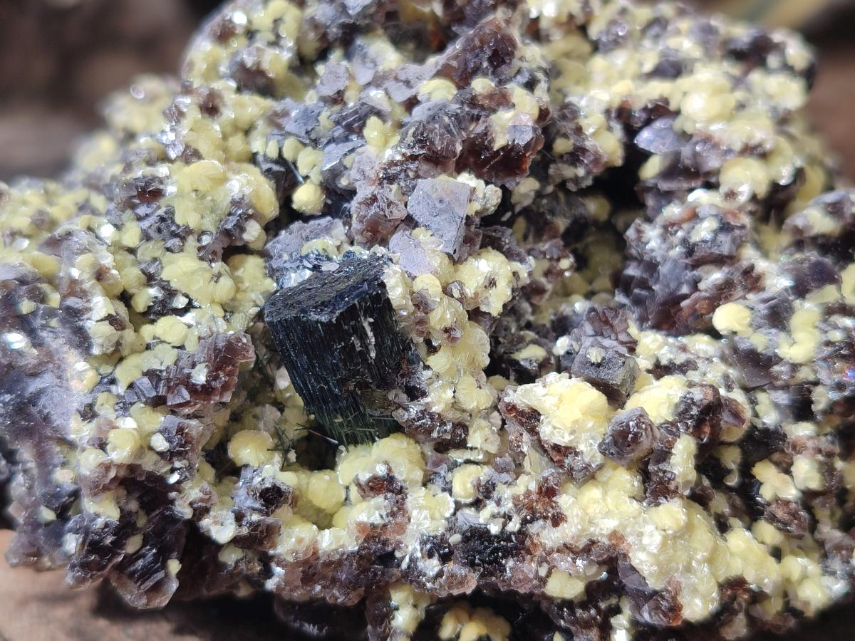Natural Large Erongo Fluorite and Muscovite Floater Specimen x 1 From Erongo Mountain, Namibia