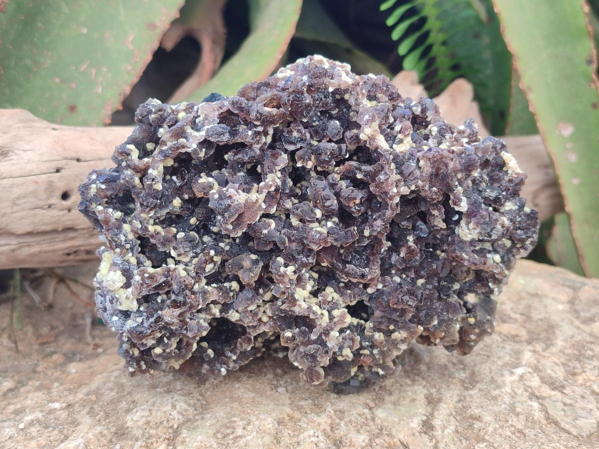 Natural Large Erongo Fluorite and Muscovite Floater Specimen x 1 From Erongo Mountain, Namibia