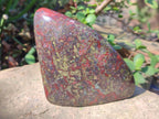 Polished Dragonsblood Stone Standing Display Piece x 1 From Tshipise, South Africa
