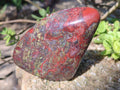 Polished Dragonsblood Stone Standing Display Piece x 1 From Tshipise, South Africa