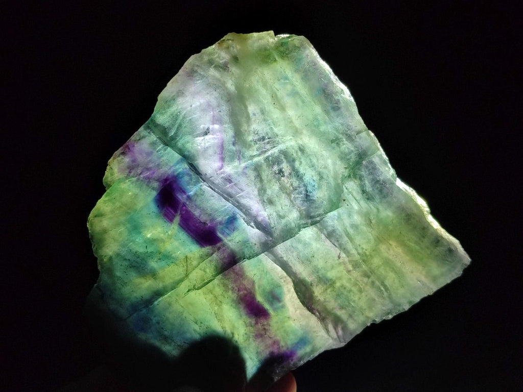 Polished and Natural Pair of Watermelon Fluorite Specimens x 1 From Uis, Namibia
