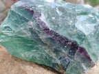 Polished and Natural Pair of Watermelon Fluorite Specimens x 1 From Uis, Namibia