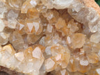 Natural Large Golden Orange Limonite Quartz Specimen x 1 From Mwinilunga, Zambia