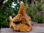 Natural Large Golden Limonite Phantom Crystal Vug Specimen x 1 From Mwinilunga, Zambia