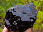 Natural Mirror Shiny Cascading Schorl Black Tourmaline Crystal x 1 From Erongo Mountain, Namibia