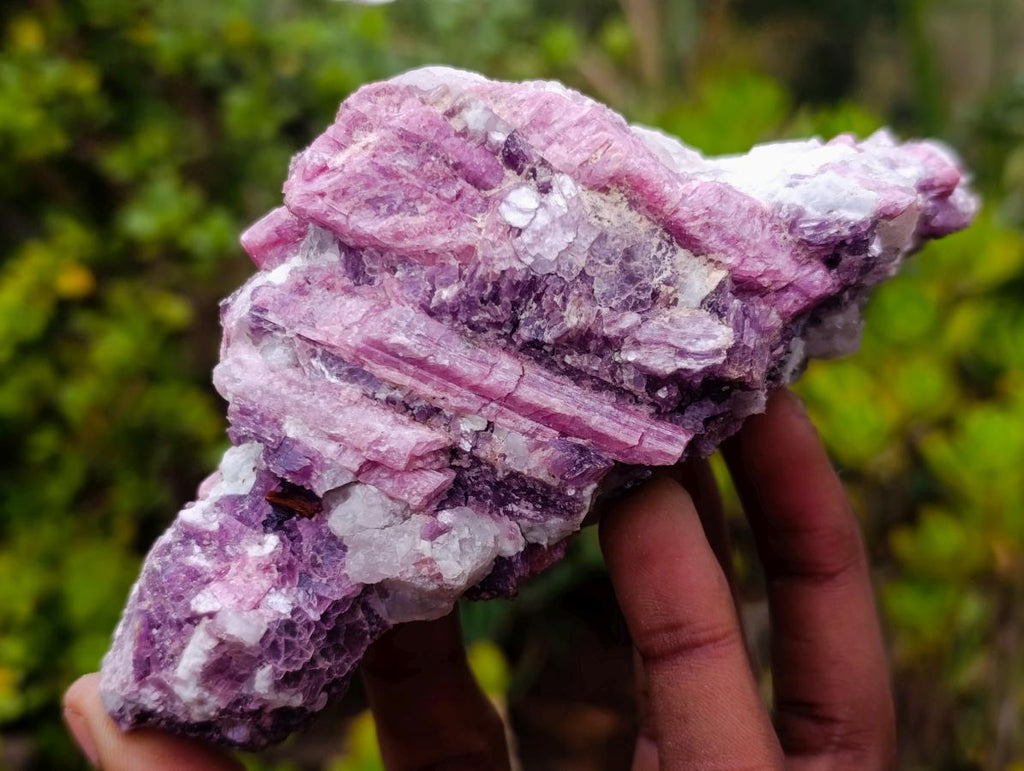 Natural Bright Pink Rubellite Tourmaline Specimen x 1 From Karibib, Namibia