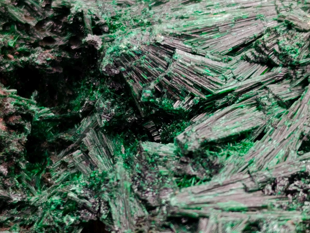 Polished and Natural Unique Pair of Crystalline Silky Malachite Halves x 1 From Kasompe, Congo
