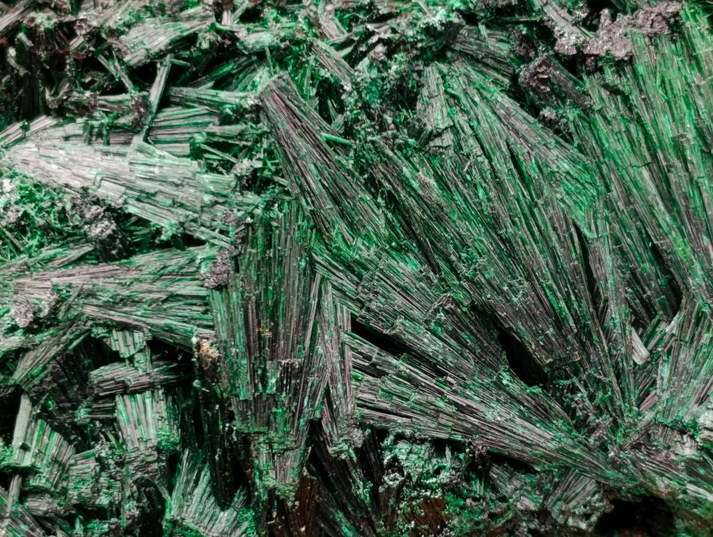 Polished and Natural Unique Pair of Crystalline Silky Malachite Halves x 1 From Kasompe, Congo