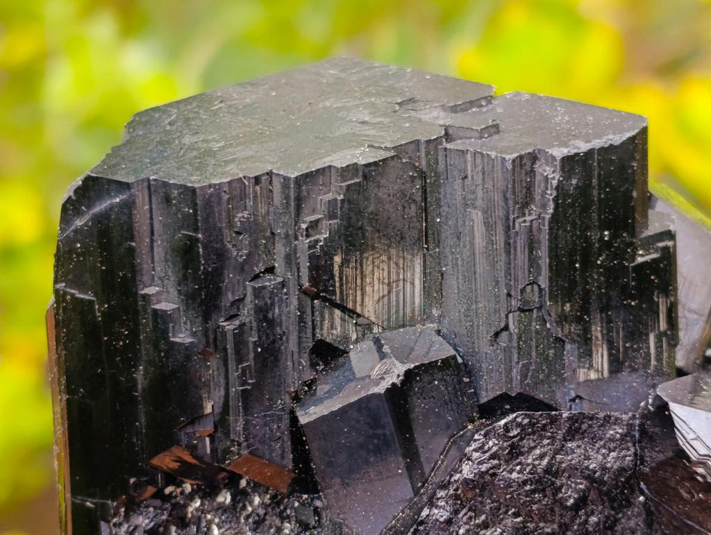 Natural Mercedes Star Cascading Schorl Black Tourmaline Crystal Cluster x 1 From Erongo Mountain, Namibia