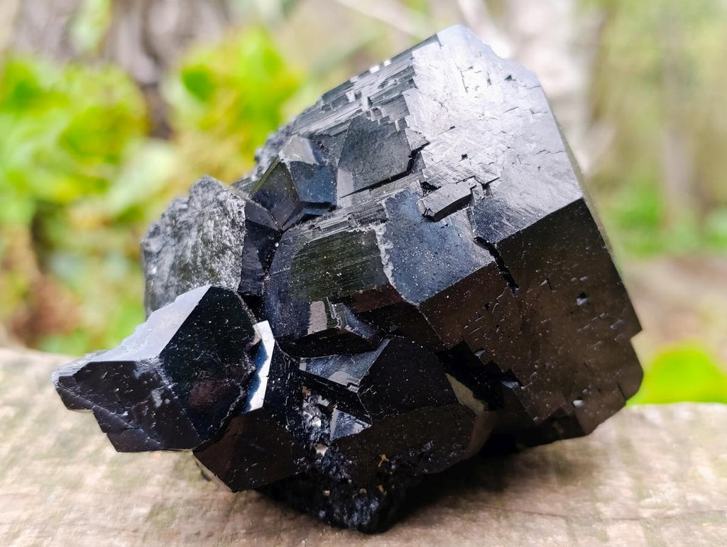Natural Mercedes Star Cascading Schorl Black Tourmaline Crystal Cluster x 1 From Erongo Mountain, Namibia
