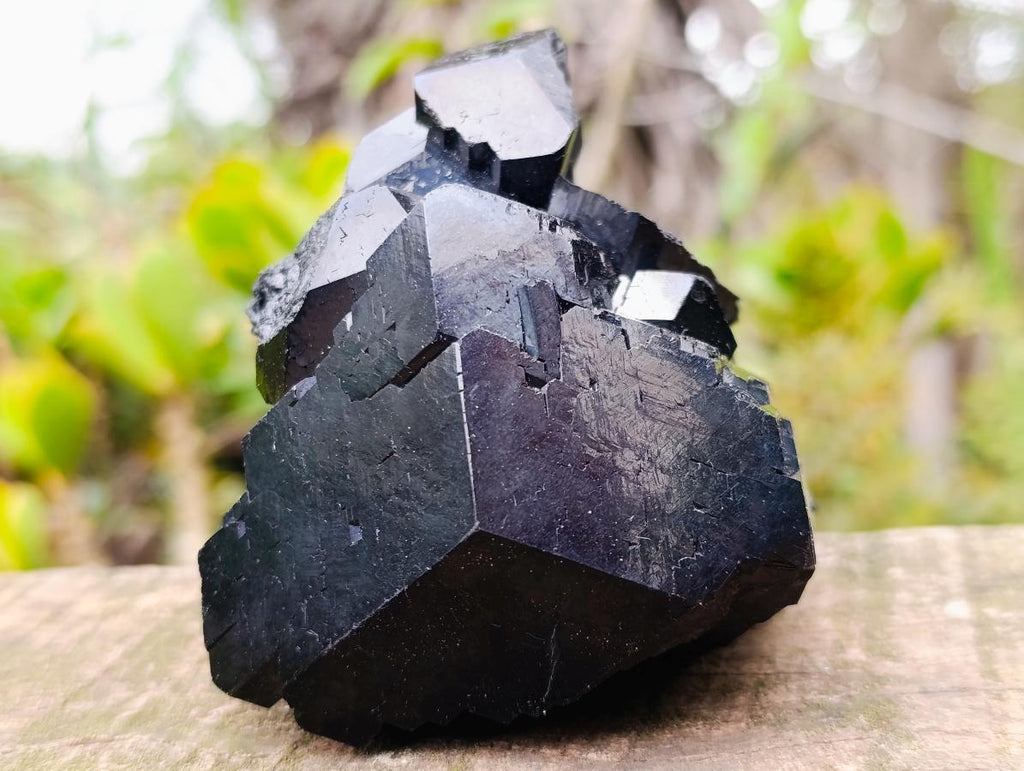 Natural Mercedes Star Cascading Schorl Black Tourmaline Crystal Cluster x 1 From Erongo Mountain, Namibia