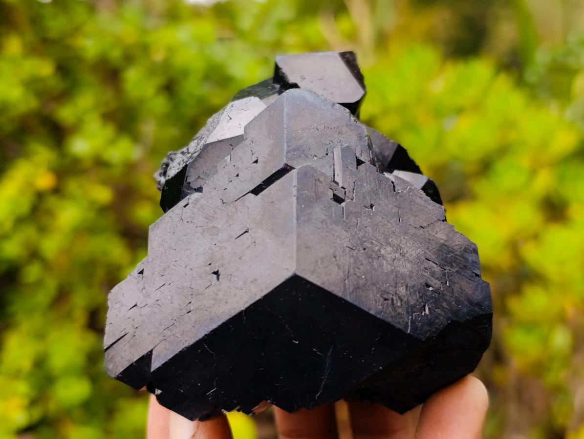 Natural Mercedes Star Cascading Schorl Black Tourmaline Crystal Cluster x 1 From Erongo Mountain, Namibia