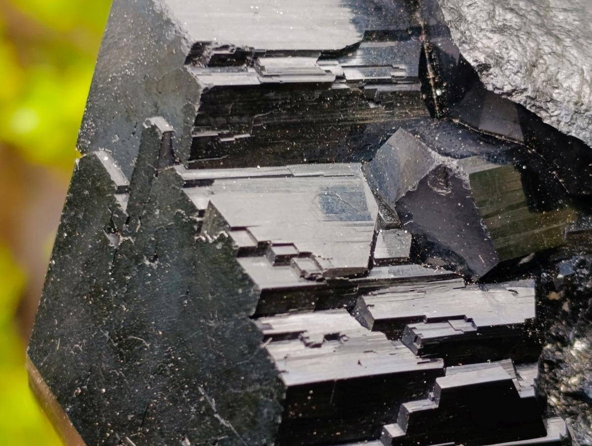 Natural Mercedes Star Cascading Schorl Black Tourmaline Crystal Cluster x 1 From Erongo Mountain, Namibia