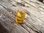 Polished Faceted Fossil Amber Stone x 1 From Poland