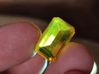 Polished Faceted Fossil Amber Stone x 1 From Poland