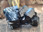 Natural Mirror Shiny Schorl Black Tourmaline Crystal Cluster x 1 From Erongo, Namibia