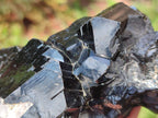 Natural Mirror Shiny Schorl Black Tourmaline Crystal Cluster x 1 From Erongo, Namibia