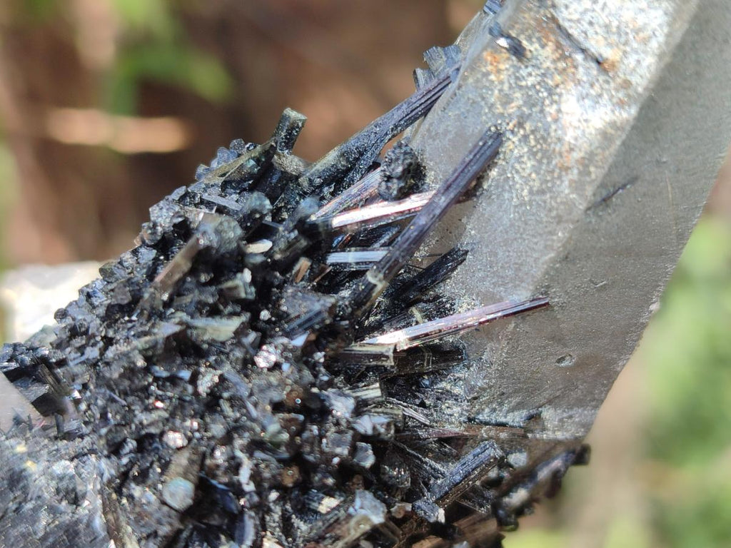 Natural Smokey Quartz and Schorl Black Tourmaline Crystal Cluster x 1 From Erongo, Namibia